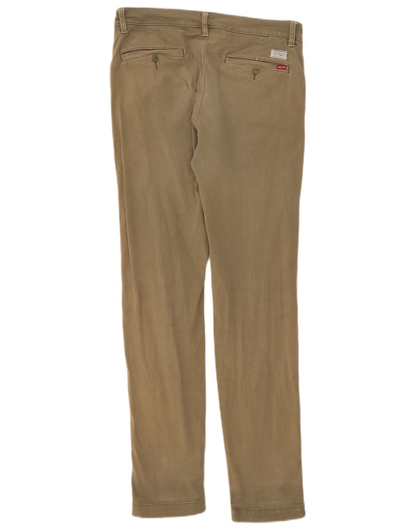 Calça Chino Masculina Levi's Standard Tapered Fit W32 L34 Algodão Cáqui
