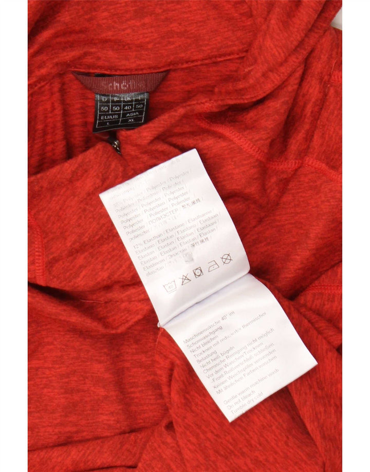 Pulôver masculino Schoffel com capuz e agasalho top UK 40 médio vermelho manchado