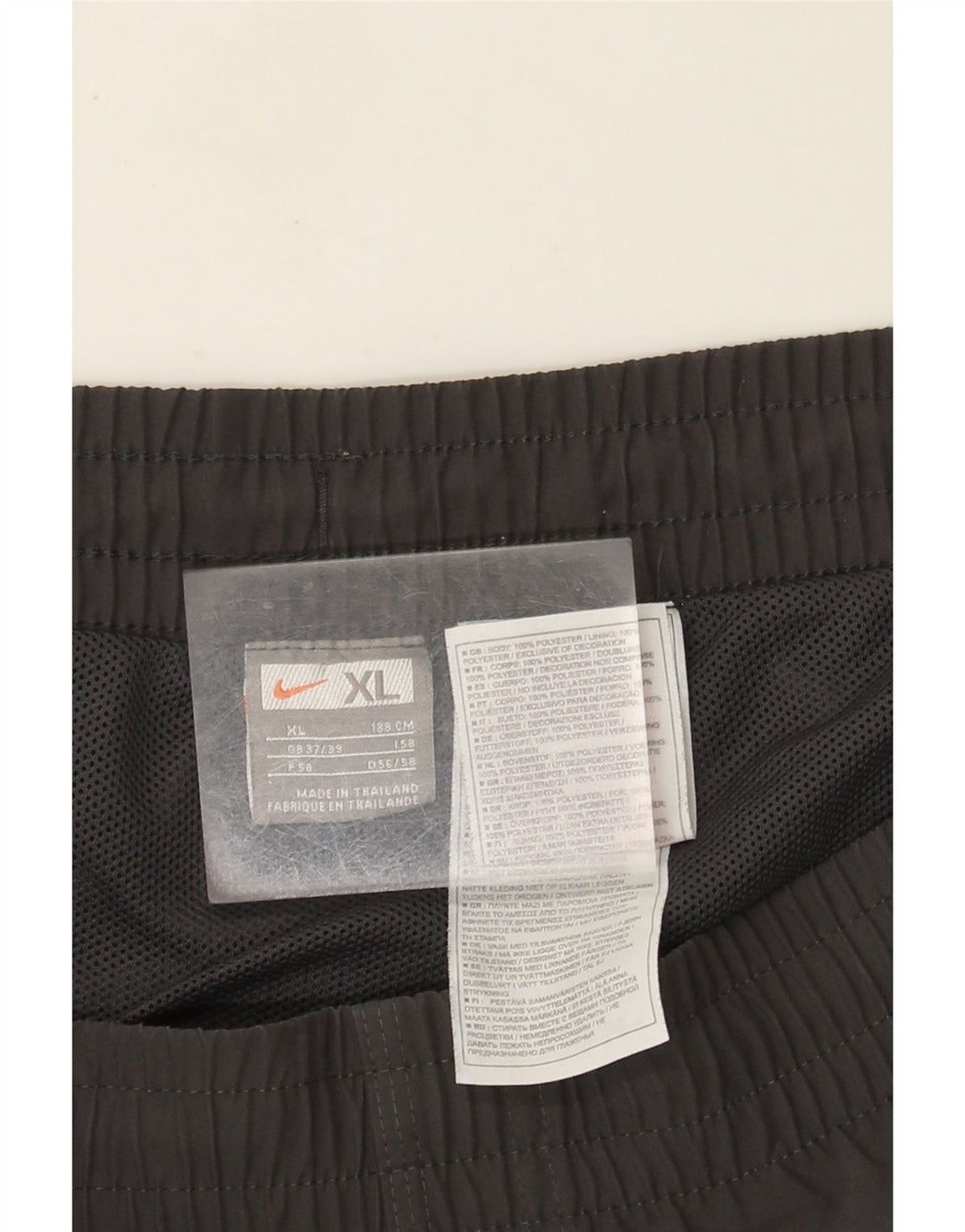 Shorts esportivos masculinos Nike XL cinza poliéster