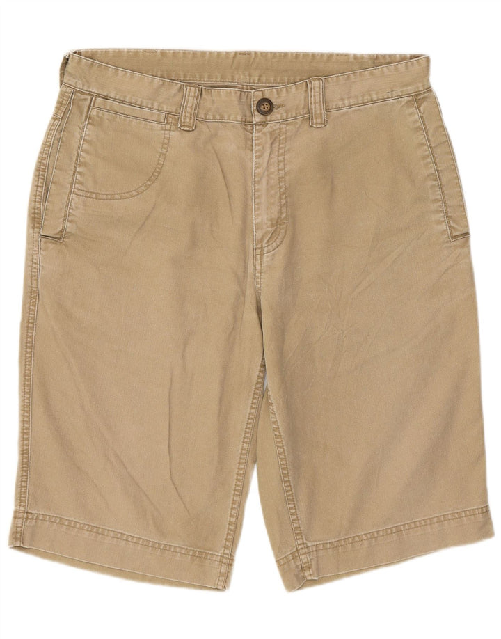 Wrangler Mens Morse Chino Shorts W31 Algodão Bege Médio