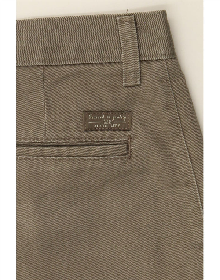 LEE Mens Chino Shorts W40 XL Grey Cotton Vintage Lee and Second-Hand Lee from Messina Hembry 