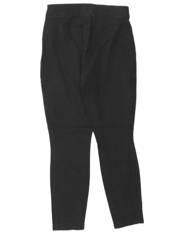 Calça feminina casual slim da Gap Reino Unido 8 pequena W27 L26 preta