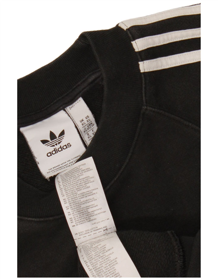 Adidas Mens Moletom Jumper XS Algodão Preto