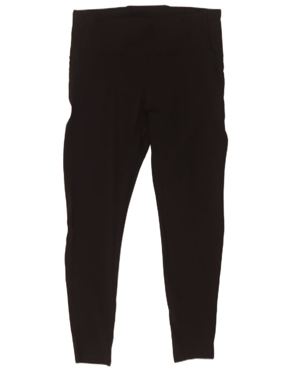 Leggings Reebok Speedwick Feminina UK 14 Grande Preto Poliamida