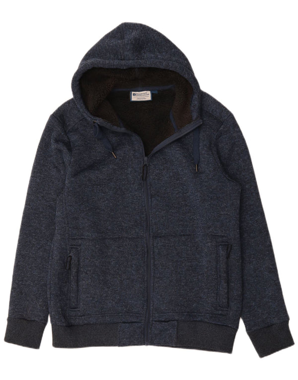 Jaqueta bomber masculina de malha Mountain Warehouse Reino Unido 40 grande azul marinho manchada