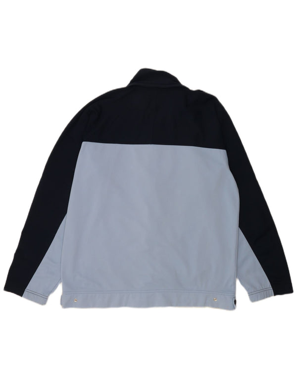 Jaqueta masculina Champion de agasalho médio azul colorblock
