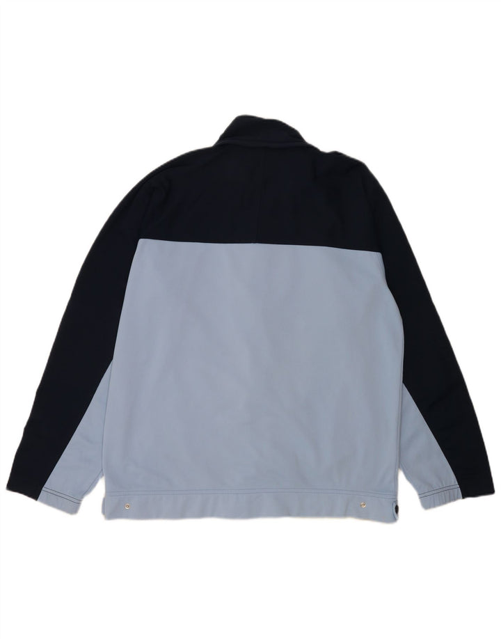 Jaqueta masculina Champion de agasalho médio azul colorblock