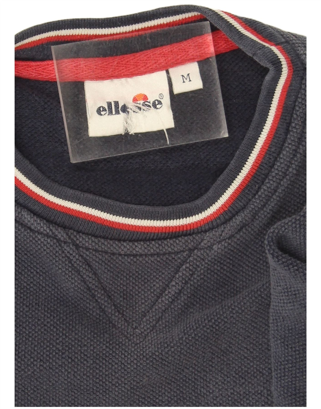 Ellesse Mens Italia Graphic Moletom Jumper Médio Azul Marinho Colorblock