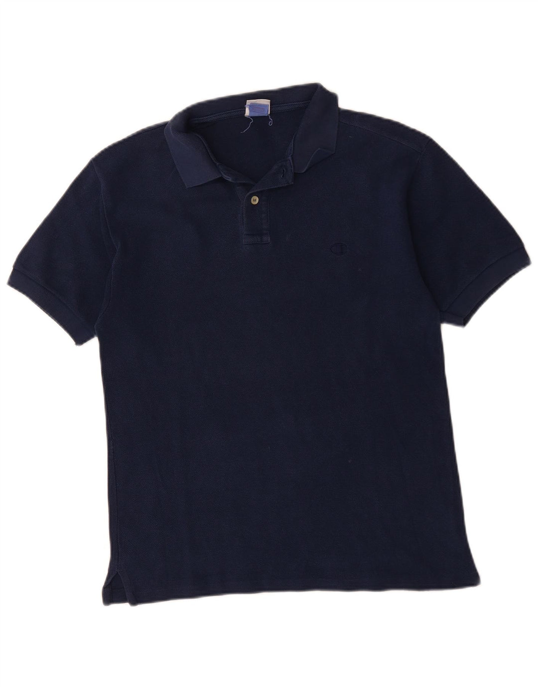 Camisa polo masculina CHAMPION pequena algodão azul marinho