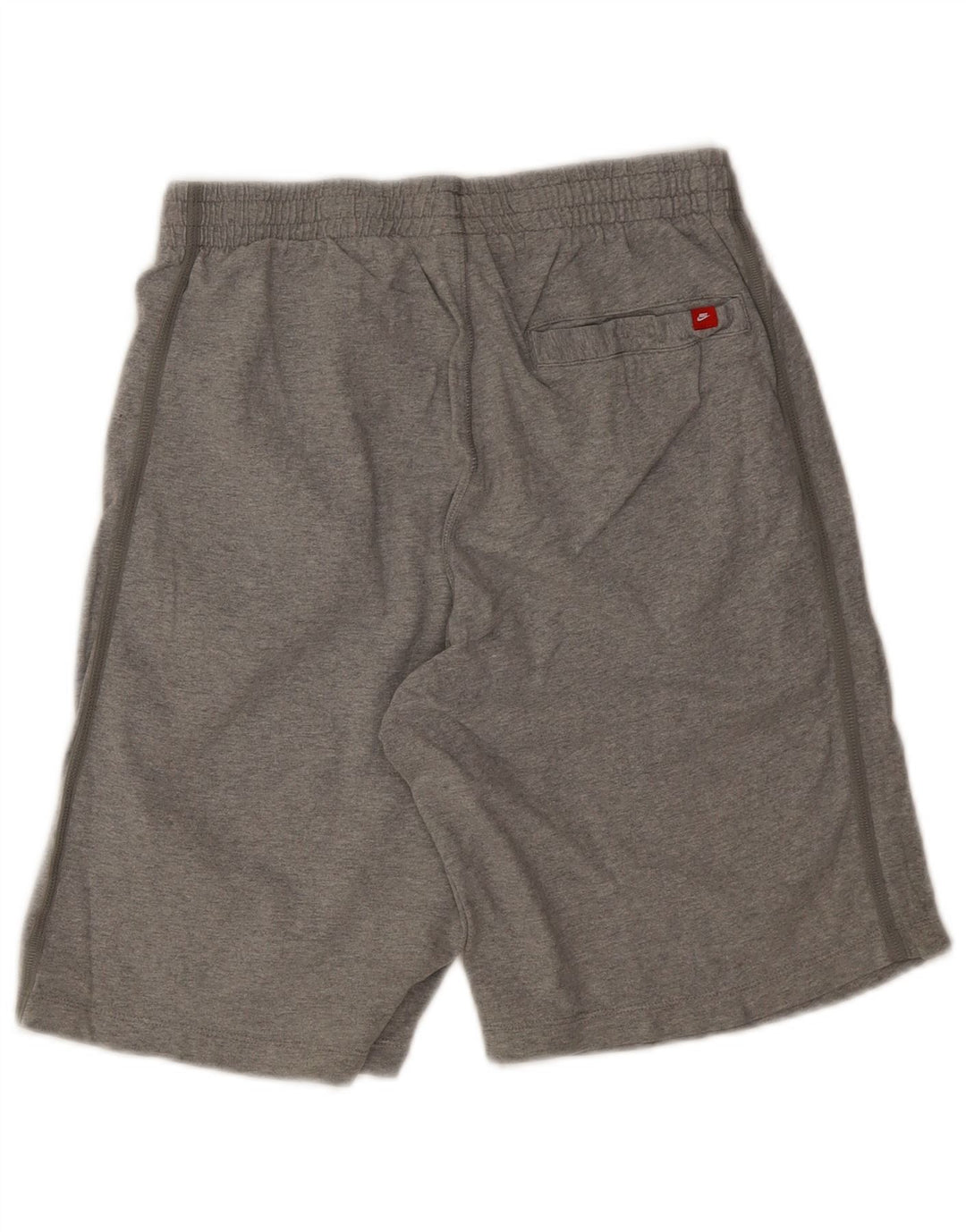 Shorts esportivos masculinos Nike médio cinza algodão