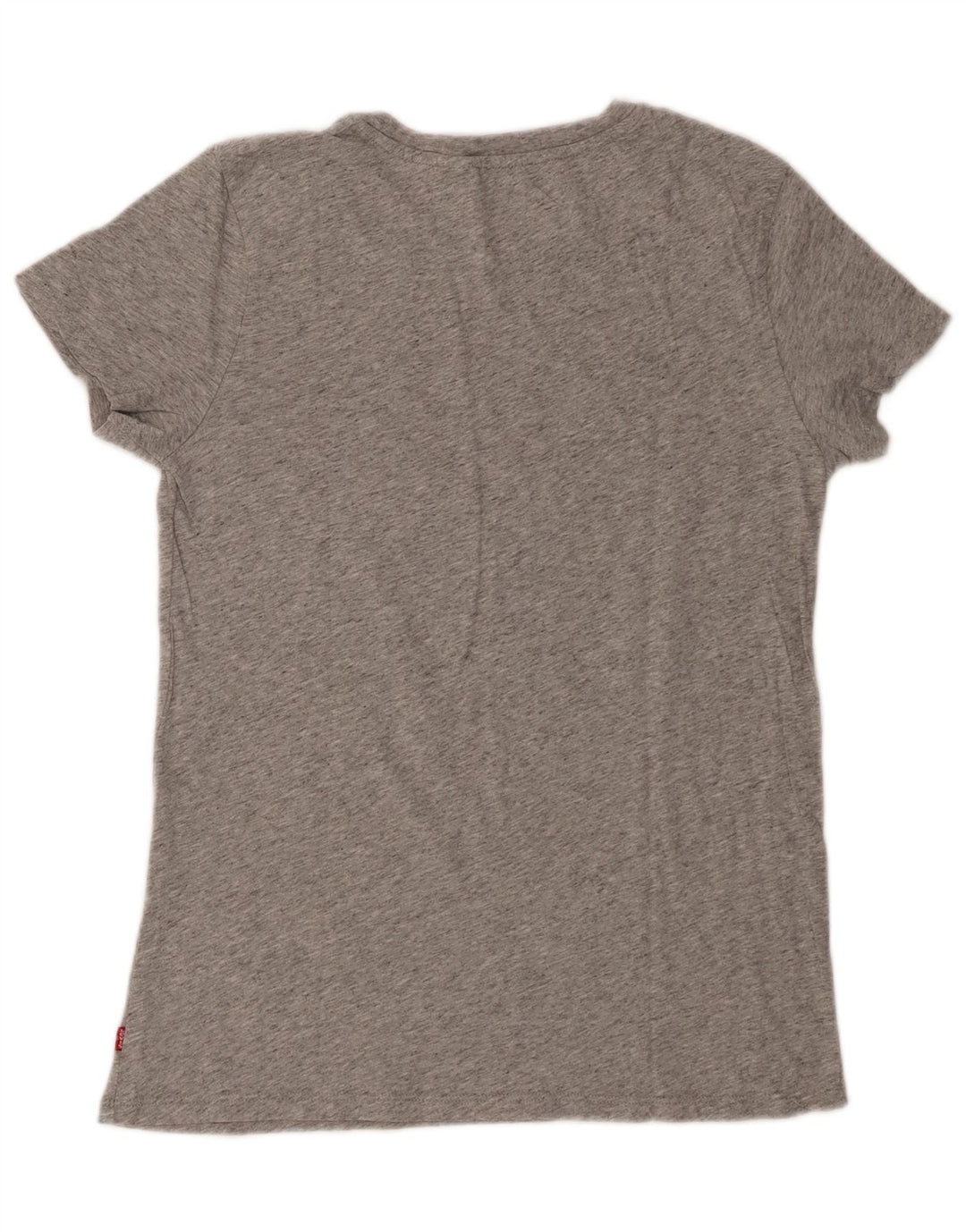 Camiseta feminina gráfica Levi's UK 10 pequena cinza manchada