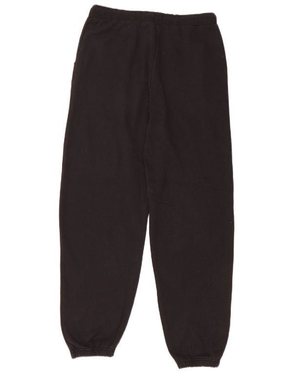 Calça de treino feminina SUPERDRY Joggers UK 10 pequeno algodão preto