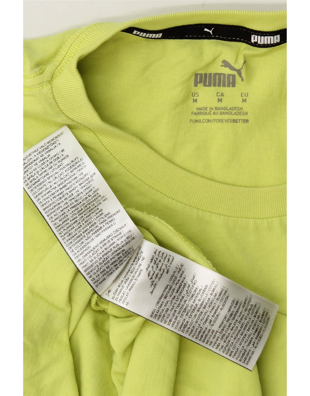PUMA Mens Graphic Vest Top Médio Algodão Verde