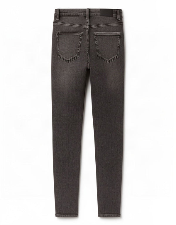Calça jeans skinny feminina Zara EU 36 XS W26 L27 algodão cinza