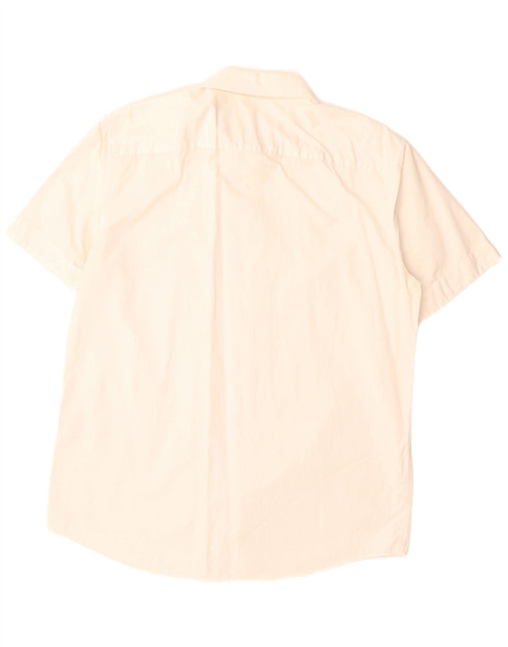 Camisa masculina de manga curta Levi's grande de algodão off white