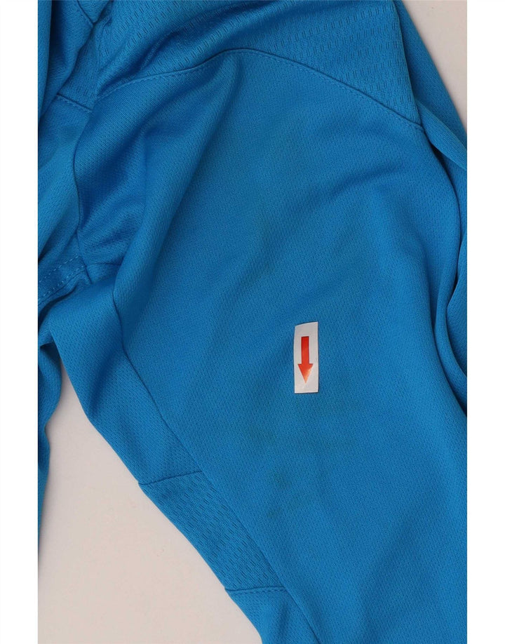 Adidas Masculino Climalite Top Manga Longa XL Azul Poliéster