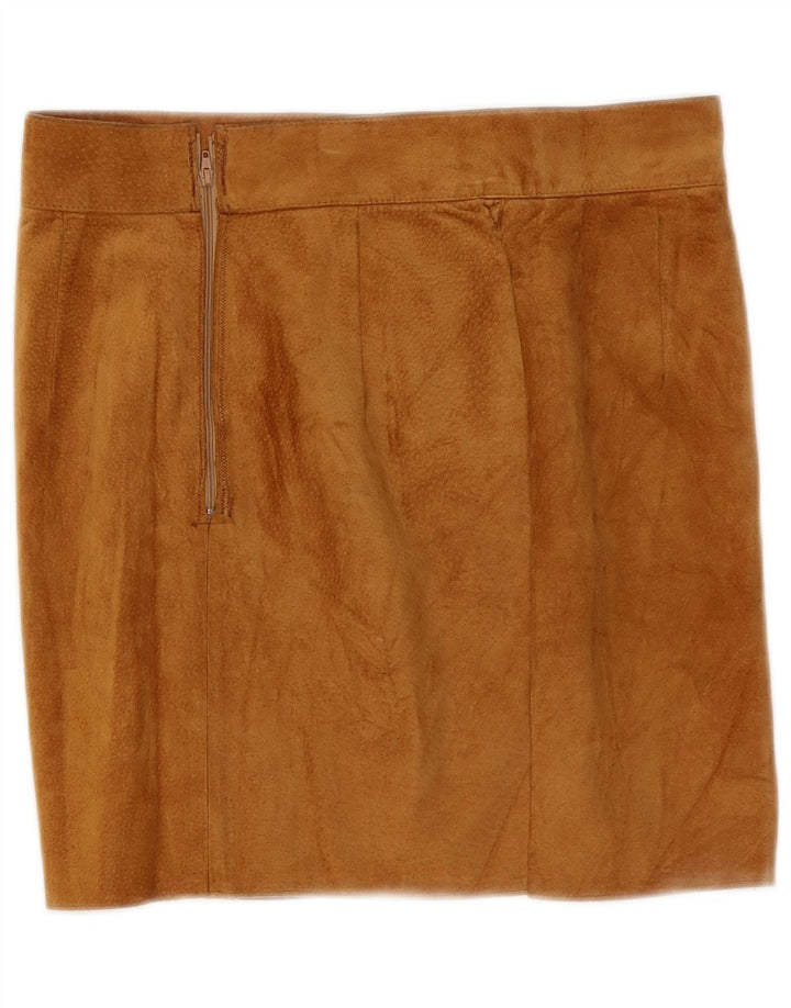 Minissaia feminina vintage Carla camurça grande W32 marrom
