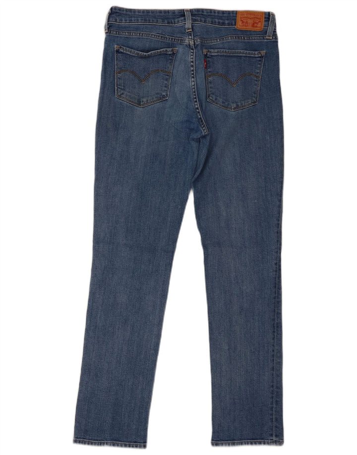 LEVI'S Feminino 712 Slim Jeans W29 L30 Azul Algodão