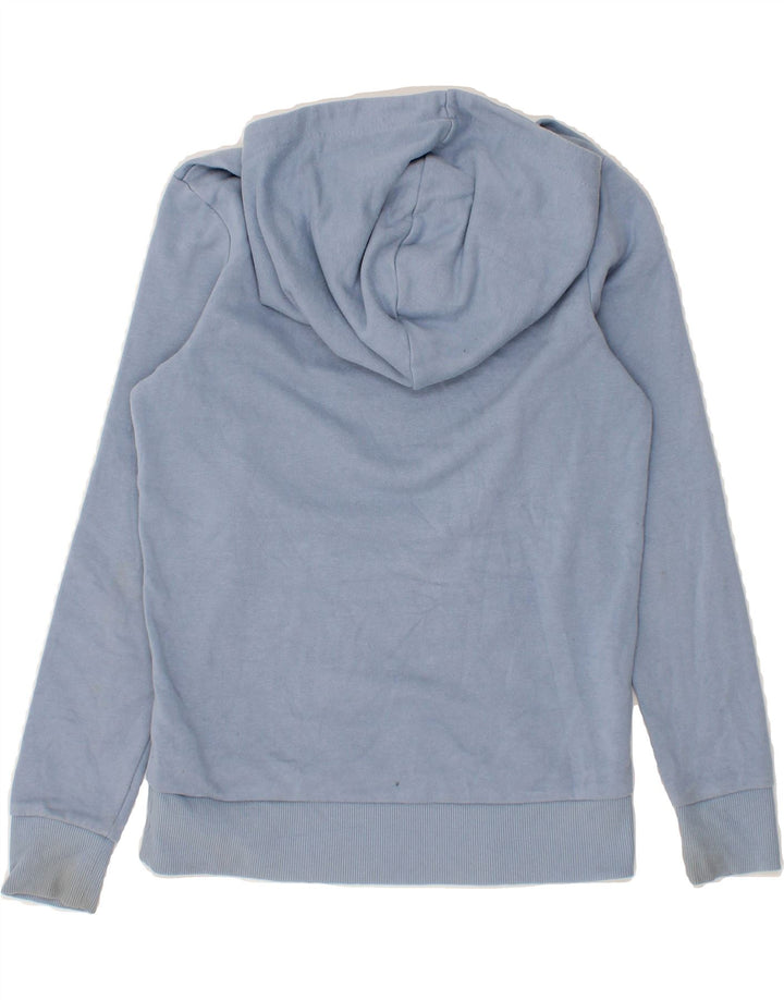 JACK & JONES Boys Graphic Hoodie Jumper 10-11 Years Blue Cotton Vintage Jack & Jones and Second-Hand Jack & Jones from Messina Hembry 