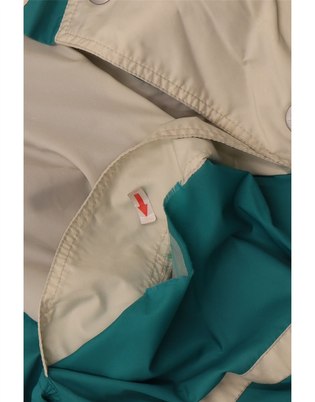 Jaqueta de esqui masculina com capuz K-Way UK 40 poliéster grande colorblock azul