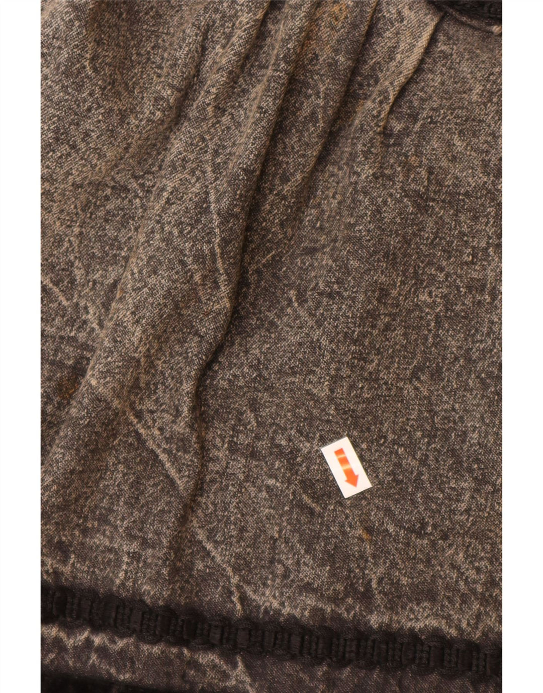 Saia jeans feminina VINTAGE W28 cinza médio