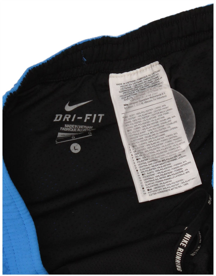 Nike Mens Dri Fit Sport Shorts Grande Azul Poliéster