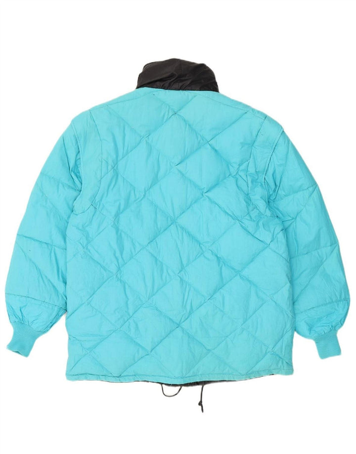 Jaqueta acolchoada reversível masculina DOLOMITE UK 34 XS poliéster preto