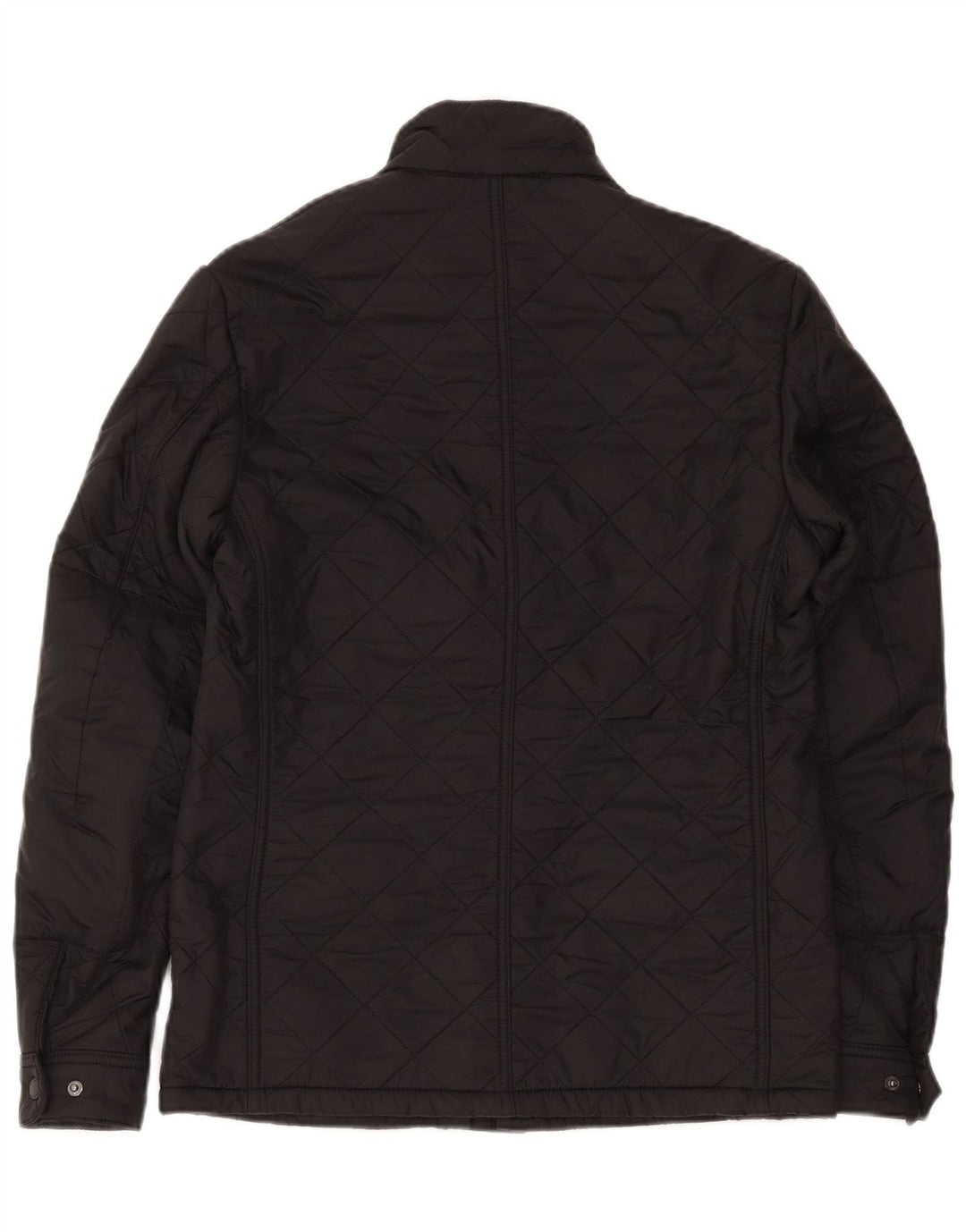 Jaqueta acolchoada masculina Barbour UK 36 poliéster preto pequeno