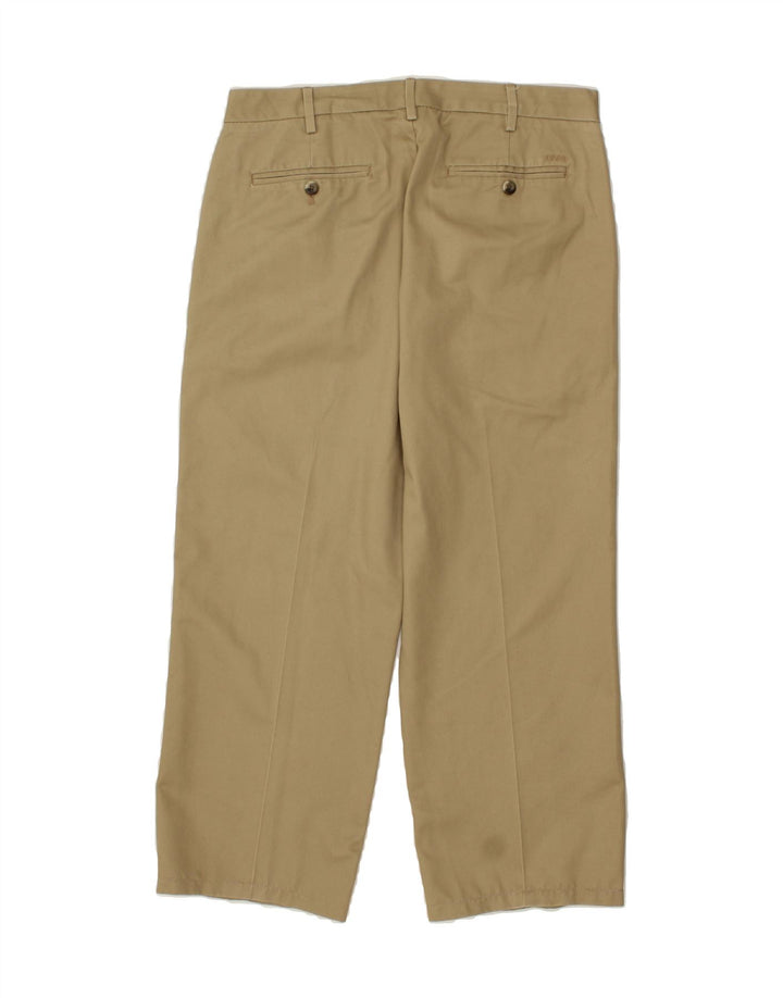 IZOD Mens Straight Chino Trousers W33 L26  Beige Cotton Vintage Izod and Second-Hand Izod from Messina Hembry 