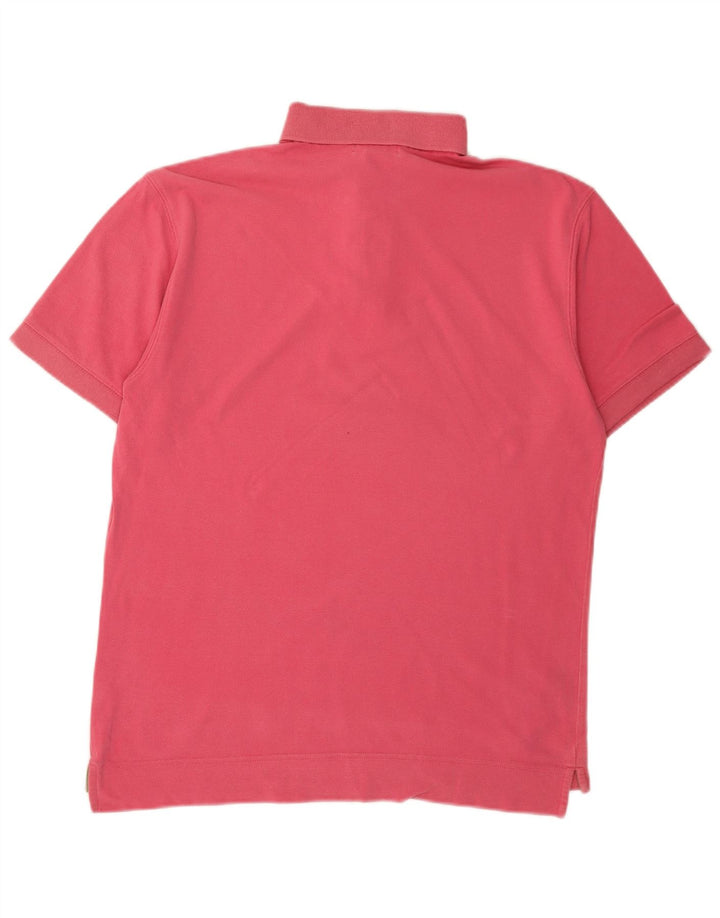 Camisa polo masculina Gas médio algodão rosa