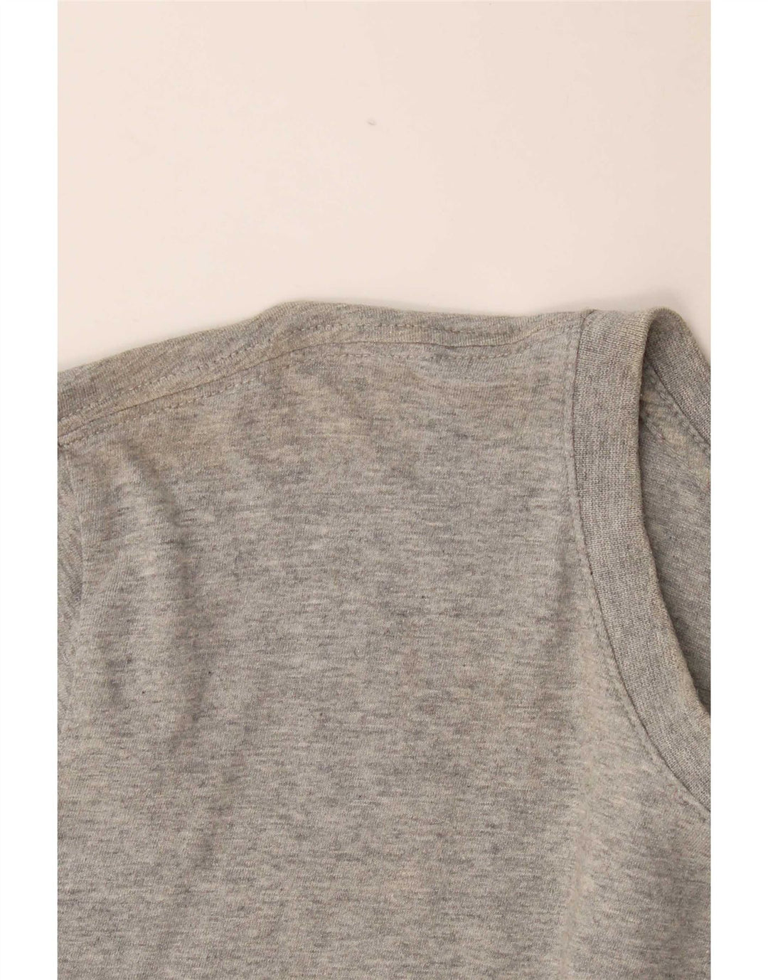 Camiseta masculina Nike Top XL cinza manchado de algodão