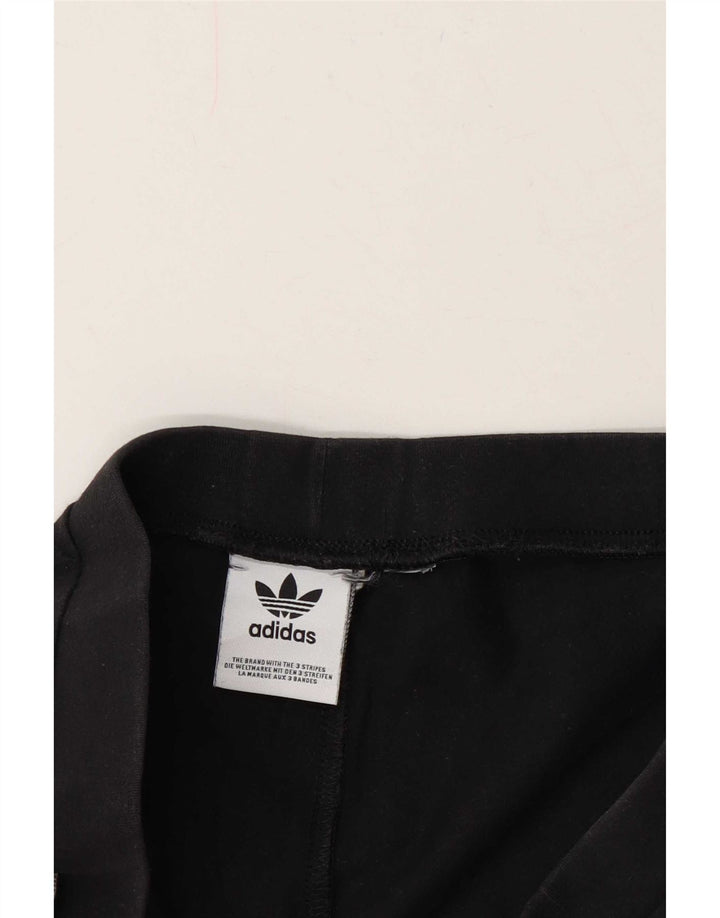 Leggings Adidas Femininas UK 10 Pequenas Pretas