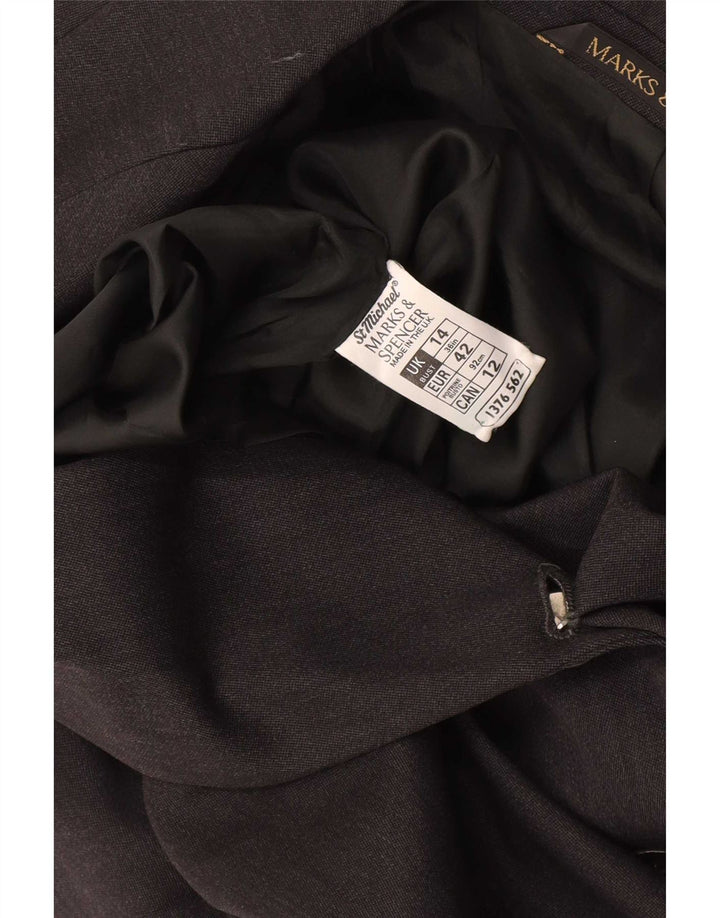 Jaqueta Marks & Spencer Feminina St. Michael Blazer Reino Unido 14 Grande Cinza