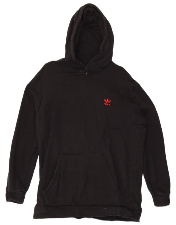 ADIDAS Mens Hoodie Jumper XL Preto Algodão