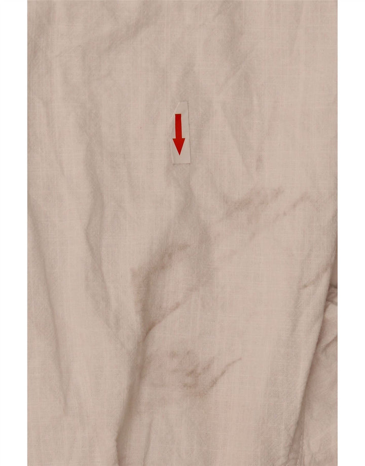Camisa masculina de manga curta Mountain Warehouse grande algodão branco