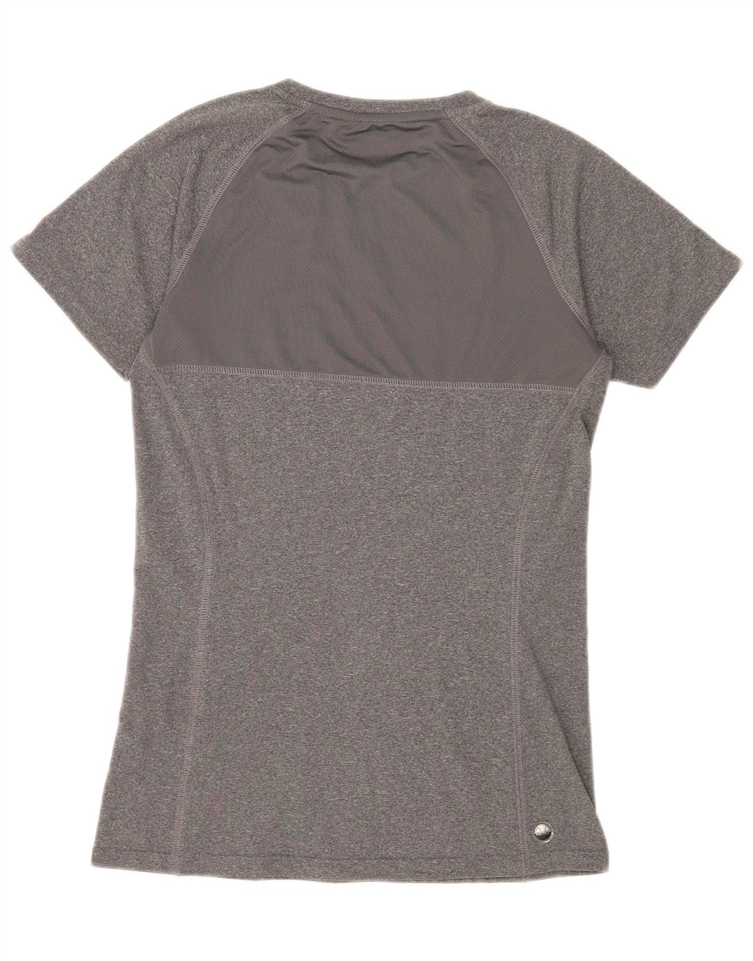 Camiseta feminina Ellesse com estampa gráfica UK 12 poliéster cinza médio