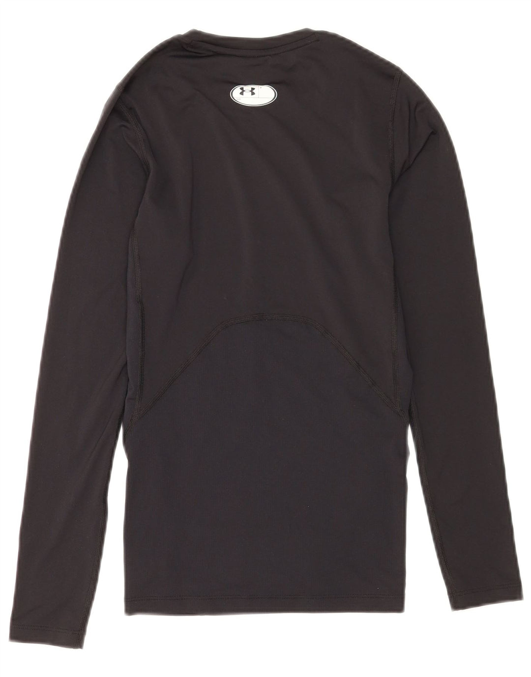 Under Armour Womens Heat Gear Top Manga Longa UK 10 Pequeno Poliéster Preto