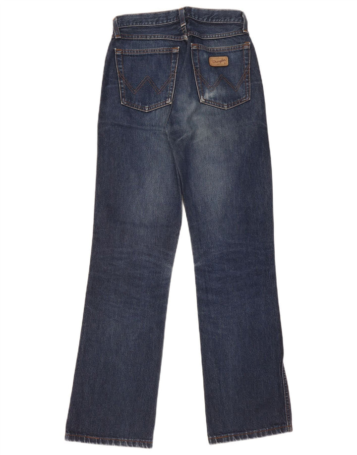 Wrangler Mens Bootcut Jeans W28 L32 Azul Marinho Algodão