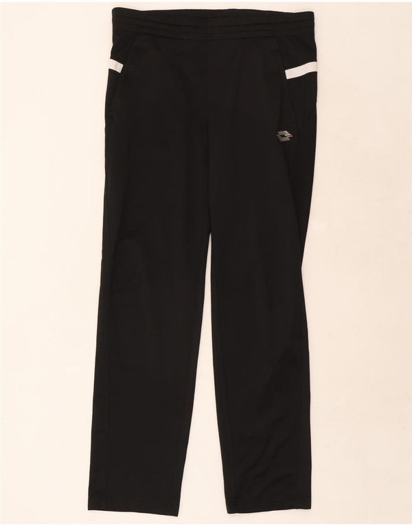 Calça de treino masculina Lotto médio preto colorblock