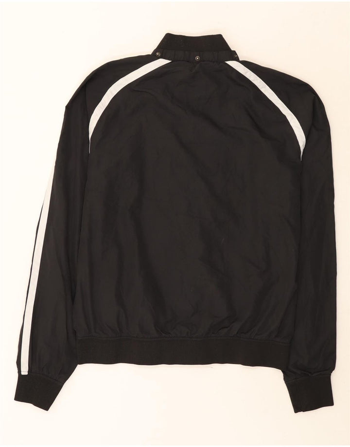 Jaqueta bomber masculina Fila UK 40 grande poliéster colorblock preto