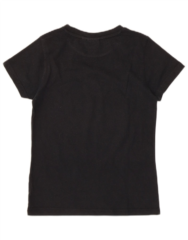 Puma Camiseta Feminina Graphic Top UK 8 Pequena Preto