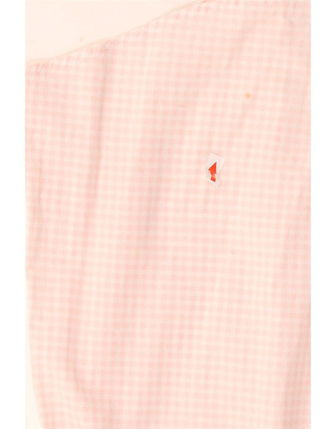 Camisa feminina de manga curta Tommy Hilfiger US 4 pequena rosa guingão