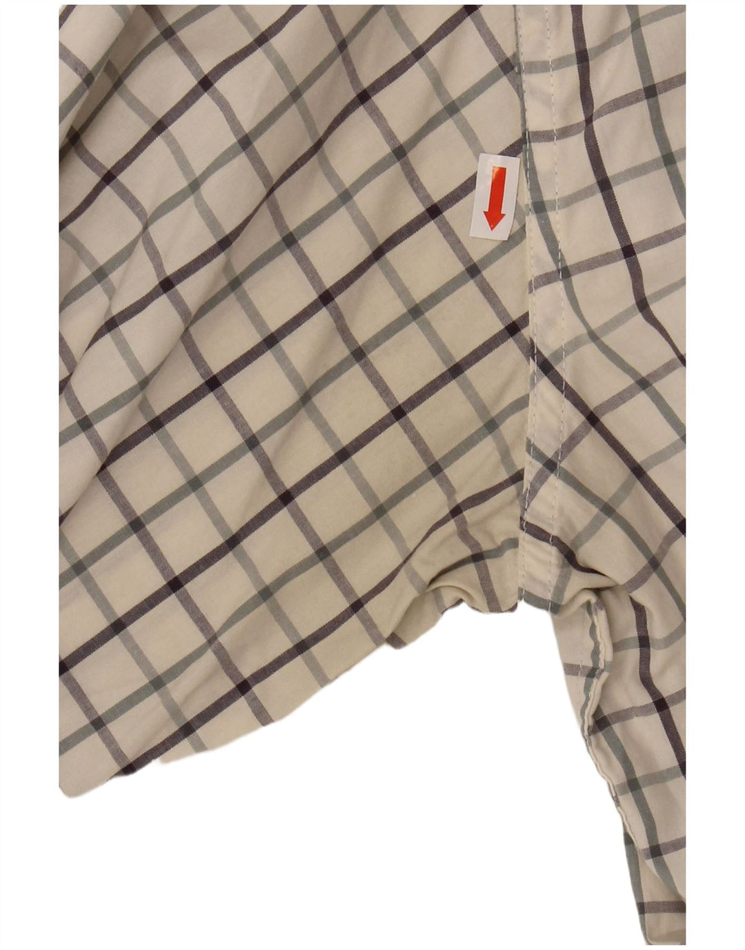 Camisa masculina WRANGLER XL algodão xadrez branco