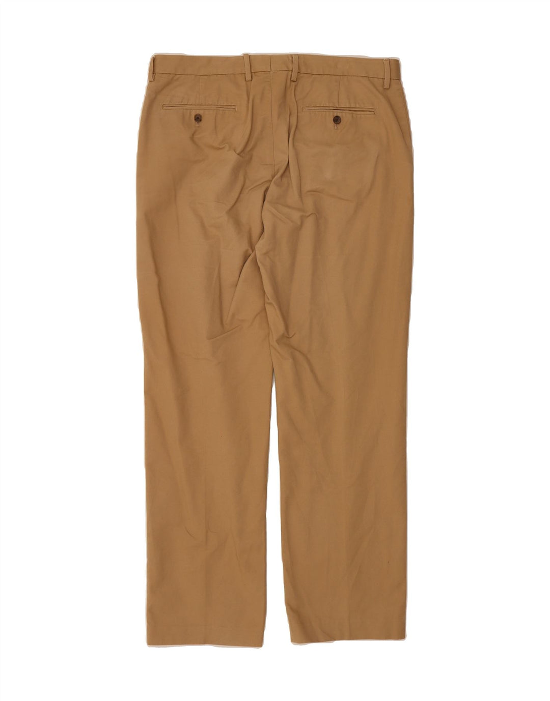 J. CREW Mens Straight Chino Trousers  W36 L34 Brown Cotton Vintage J. Crew and Second-Hand J. Crew from Messina Hembry 
