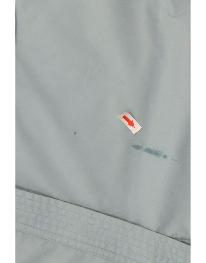 Jaqueta utilitária feminina vintage com capuz UK 18 XL azul