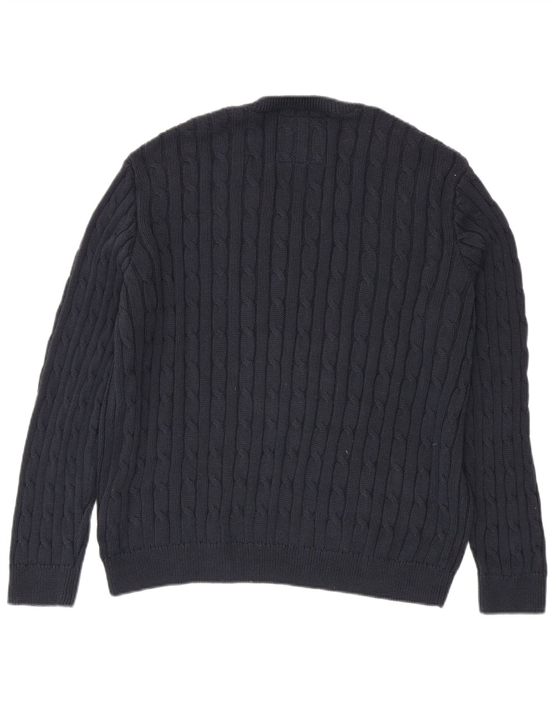 Superdry Suéter feminino superdimensionado com decote em V Reino Unido 10 pequeno azul marinho