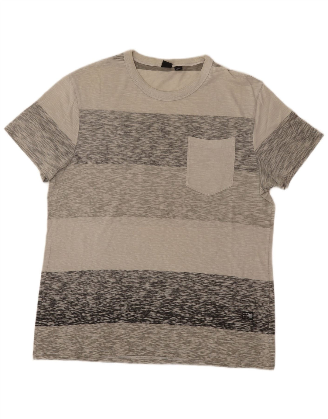 Camiseta masculina G-STAR XL cinza manchada