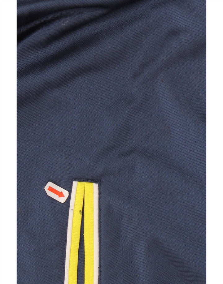 Diadora Mens Graphic Tracksuit Top Jacket UK 38 Médio Azul Marinho