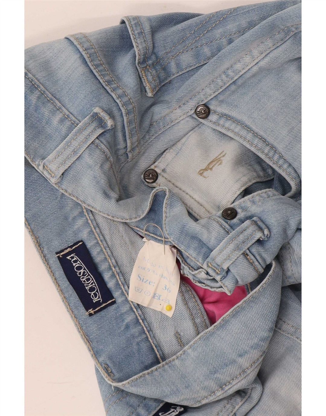 Jeckerson Masculino Slim Jeans W36 L30 Azul Algodão
