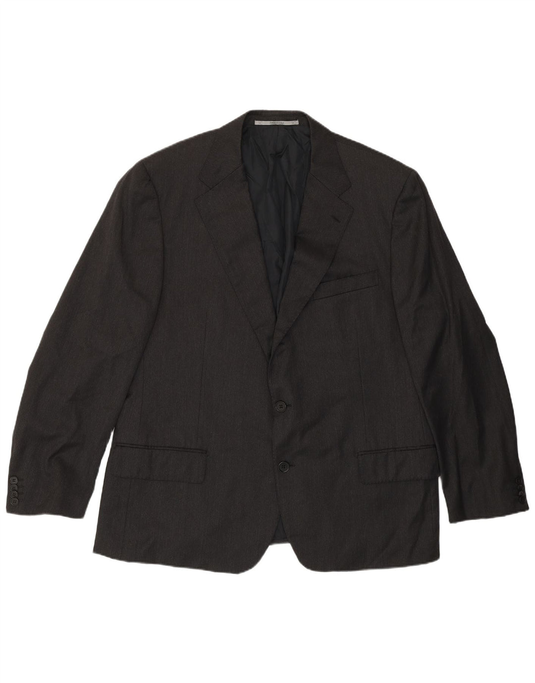 Jaqueta blazer masculina CANTARELLI Loro Piana 2 botões IT 58 4XL cinza